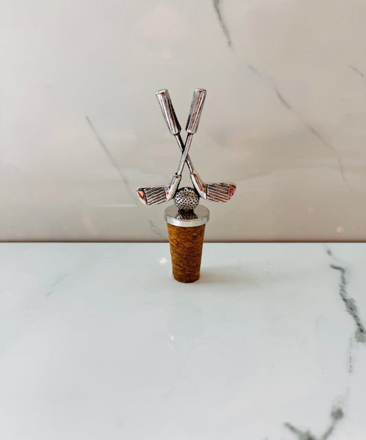 Golf Clubs Bottle Stopper