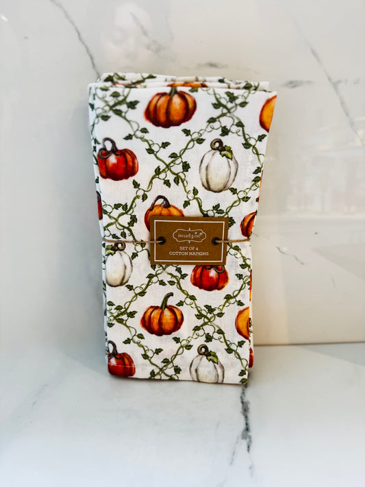 Pumpkin Vine Napkin Set