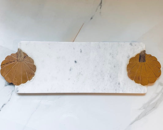 Pumpkin Marble Serving Board