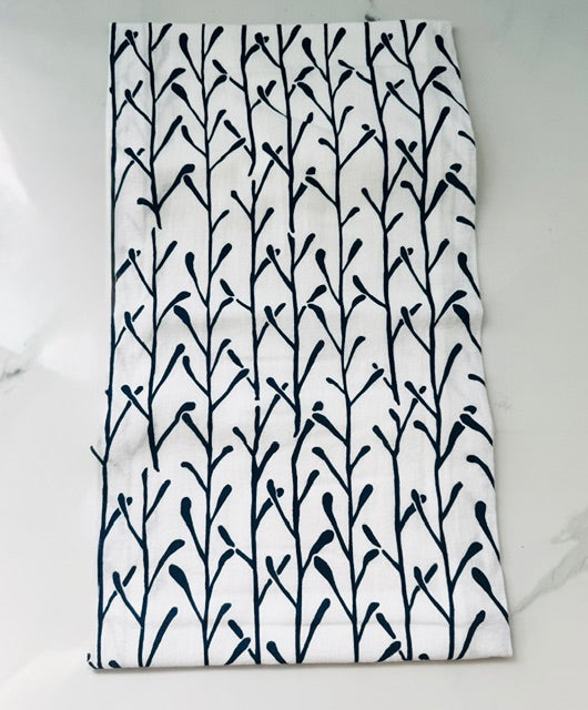 Flour Sack Dish Towel - Stems