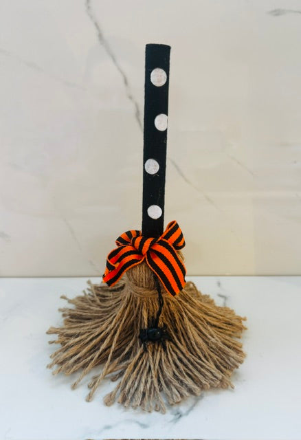 Spider Web Witch Broom