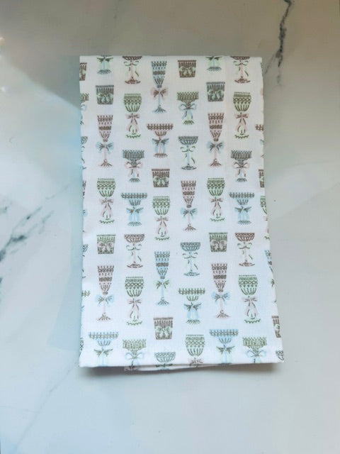 Multi Champagne Bottles Hand Towel