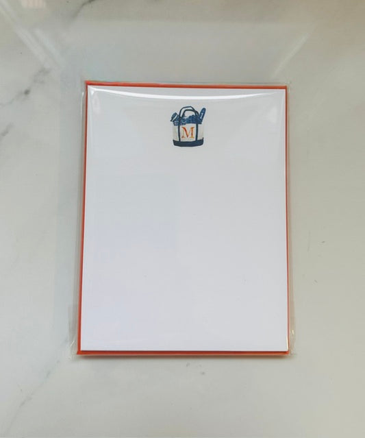 Game Day Bag Flat Note and Envelopes, set of 8 - Milton Acadmey