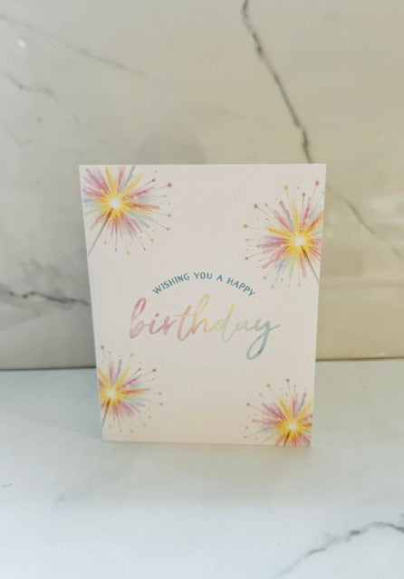 Birthday Sparklers Card