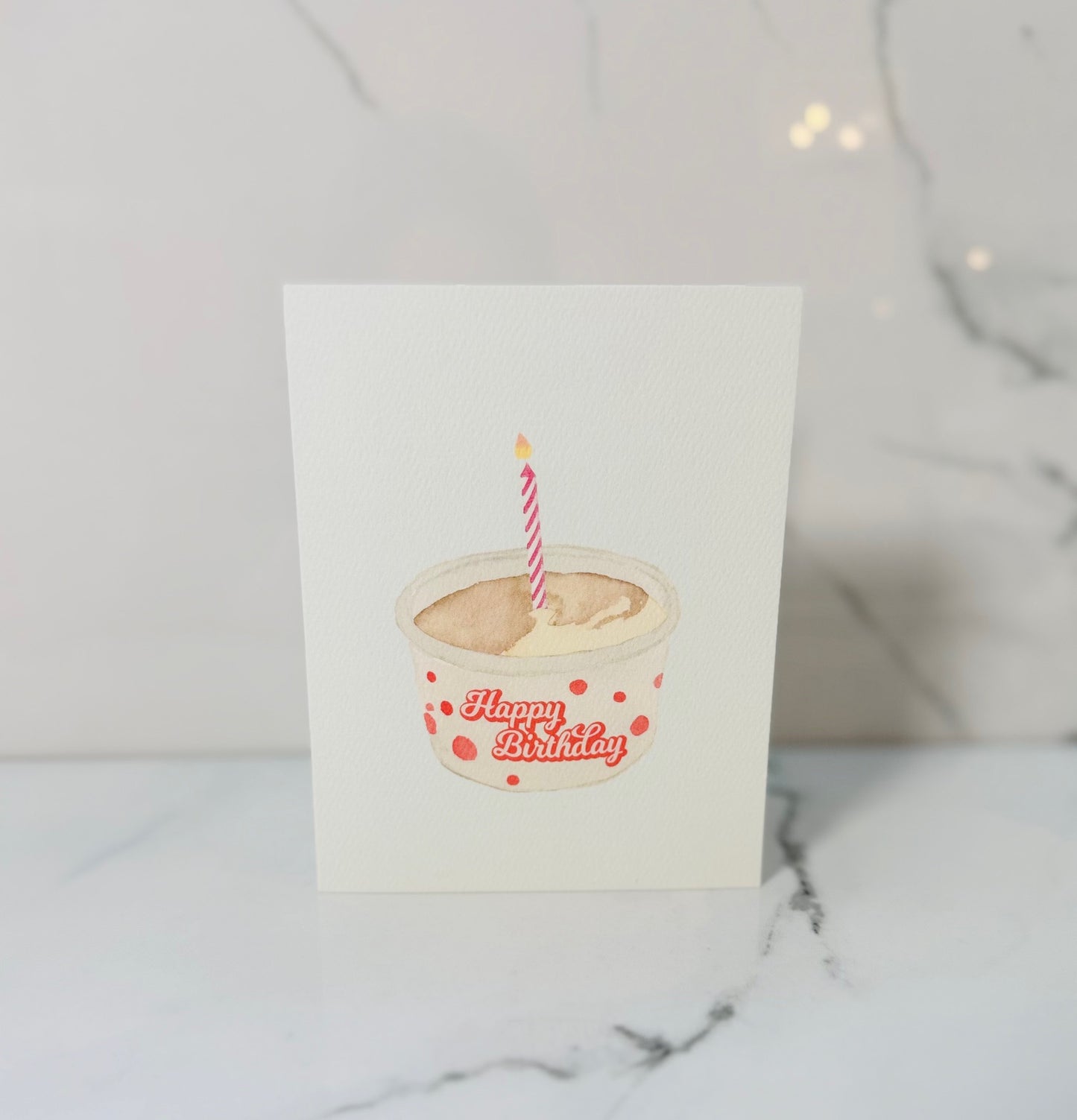 Hoodsie Ice Cream Birthday Card