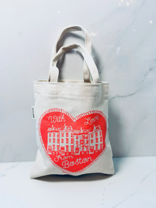 Boston Heart Mini Tote