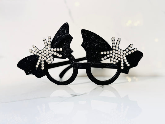 Black Spider-Bat Glasses