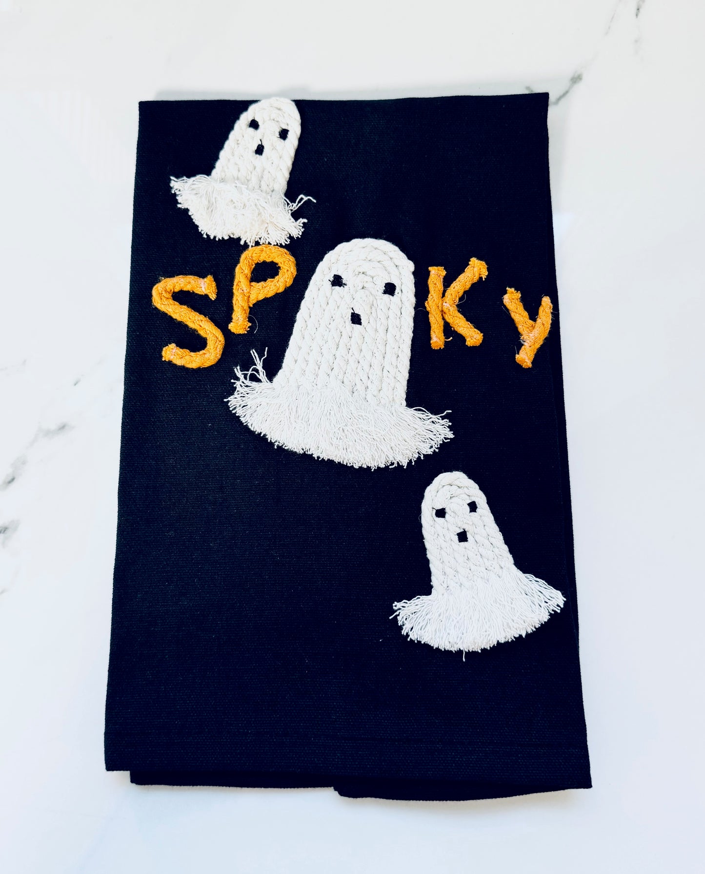 Spooky Halloween Glow in the Dark Rope Towel