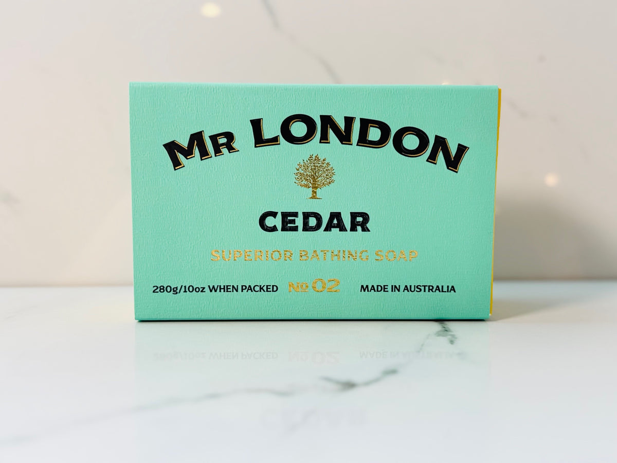 Luxurious Mr. London Cedar Soap Bar