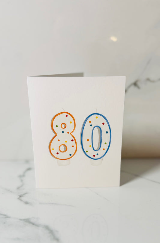 80 Birthday Candles