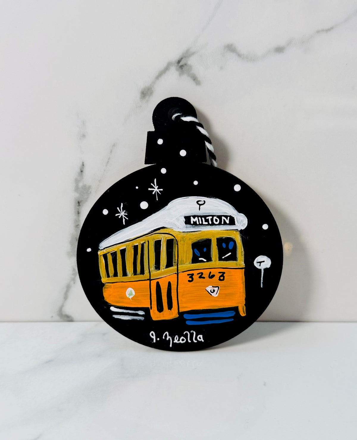 Milton Trolley Ornament
