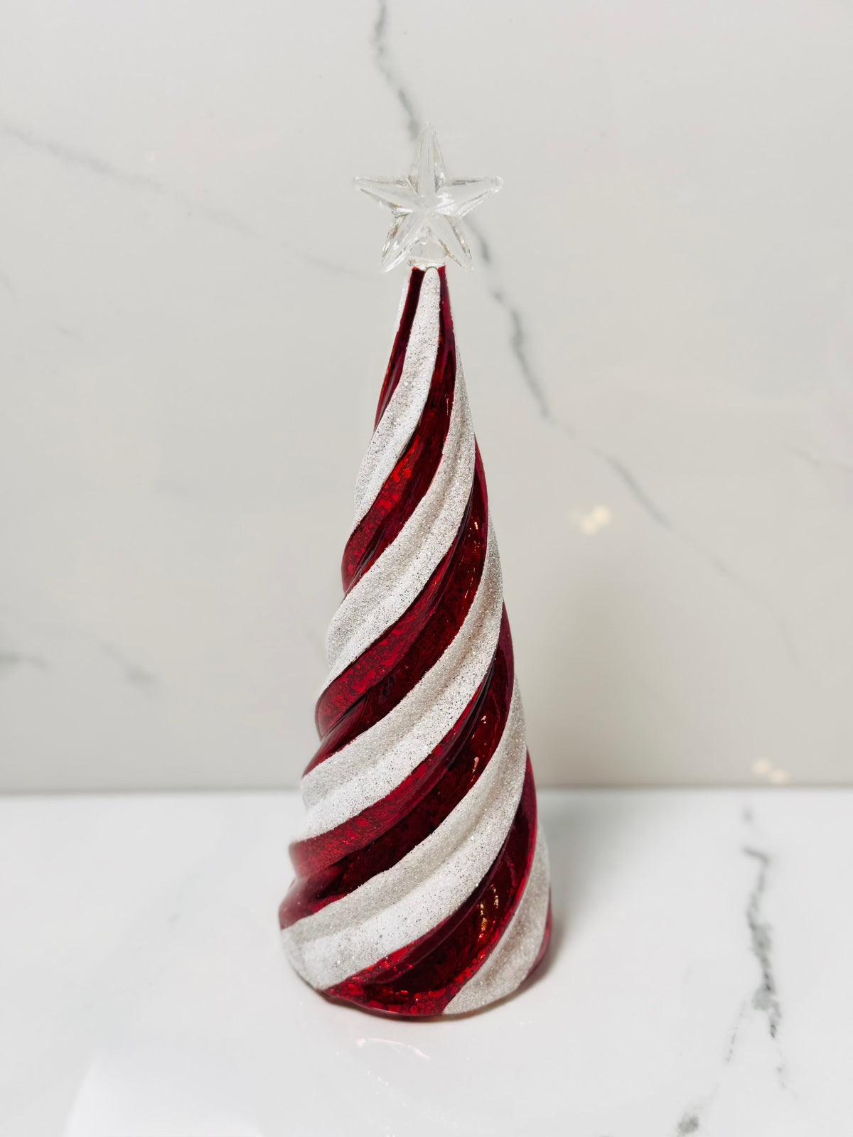 Candy Cane Glass Tree - Large