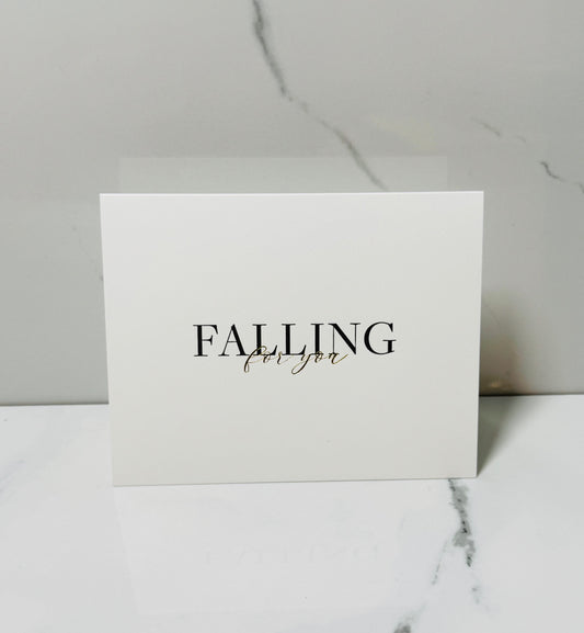 Falling for You Card