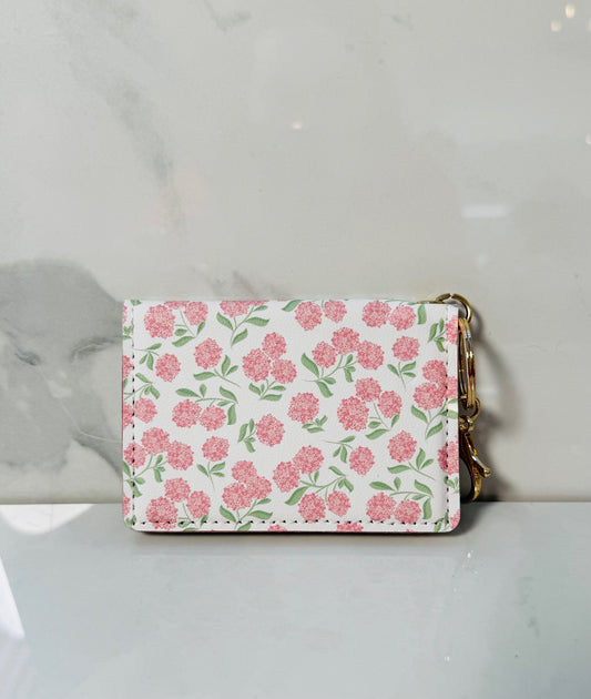 Pink Hydrangea ID Wallet