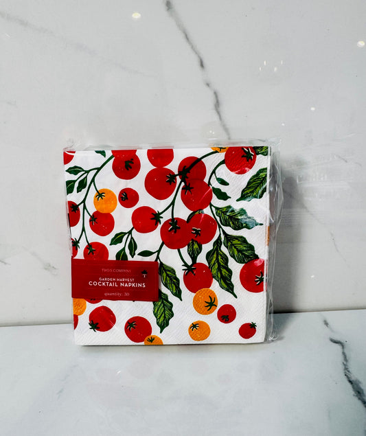 Tomato Cocktail Napkin