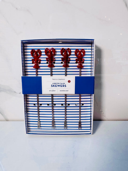 Lobster Skewers Set of 4