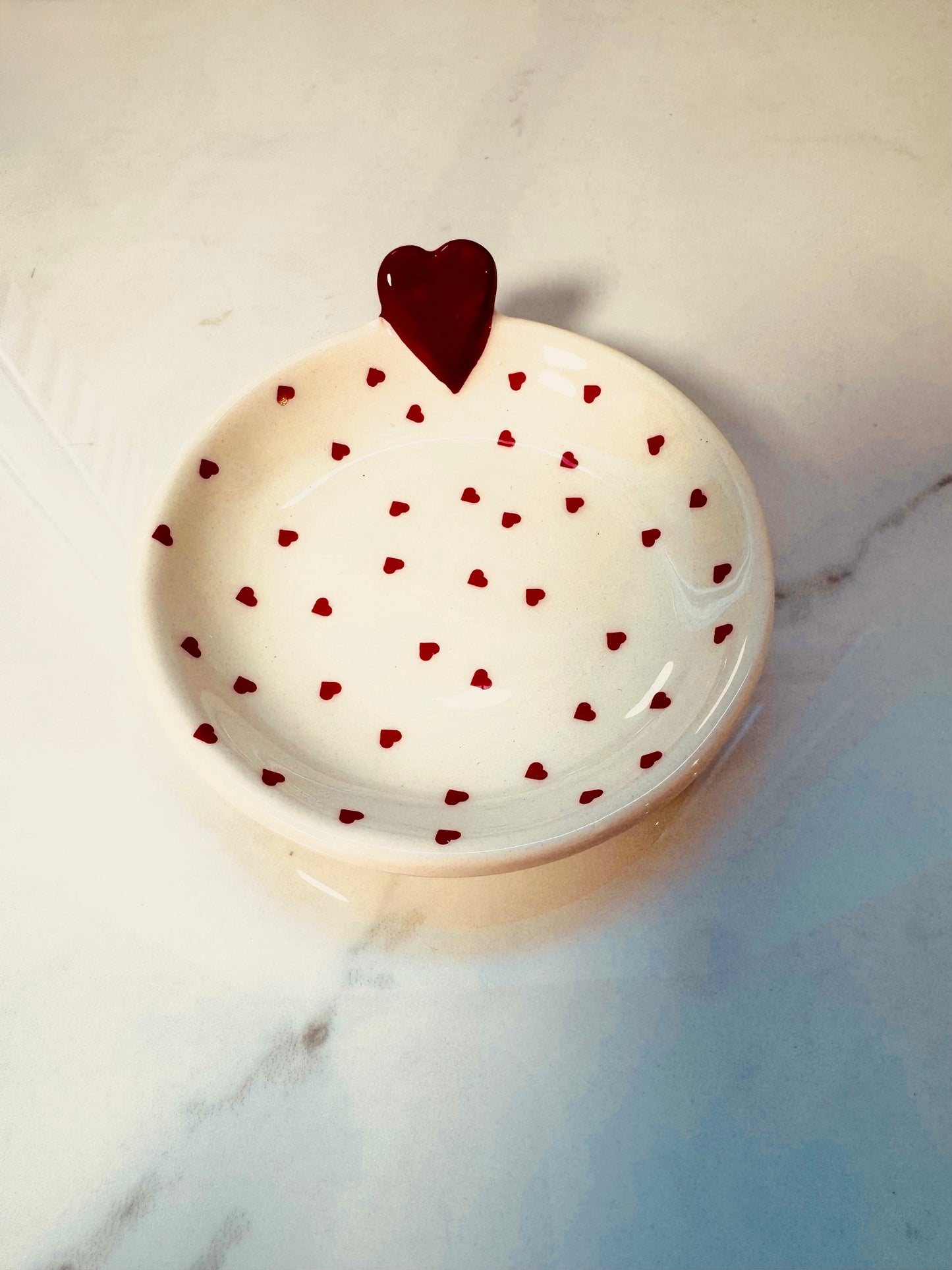 Red Heart Tidbit Dish
