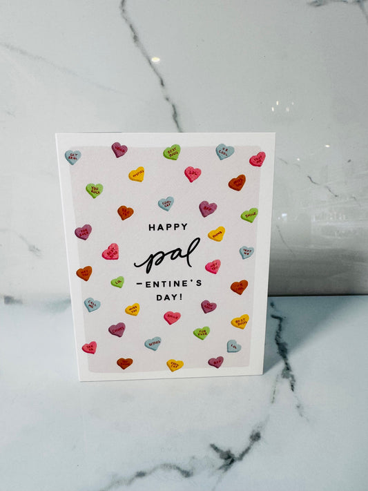 Pal-entines Hearts Card