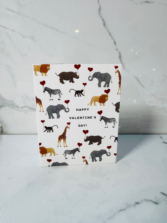 Safari Valentine Card