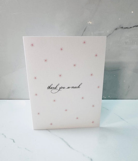 Little Flower Thank You Card