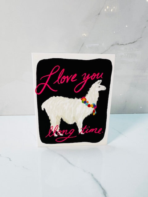 Llama Llove Card