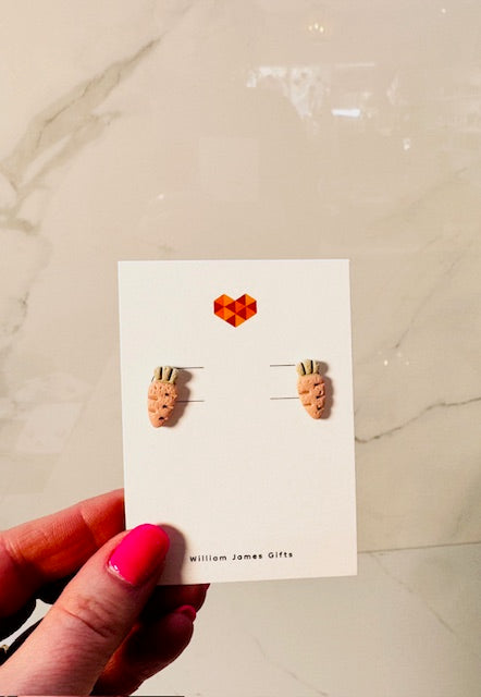 Carrot Stud Earrings