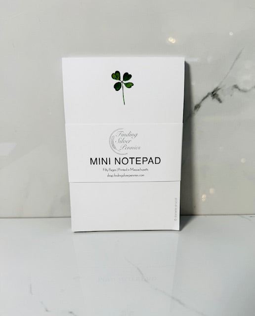 Four Leaf Clover Mini Notepad