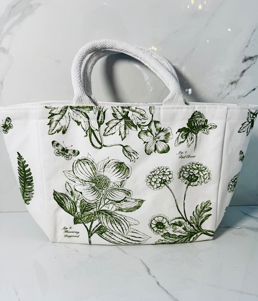 Flowering Dogwood Botanical Insulated Lunch Tote