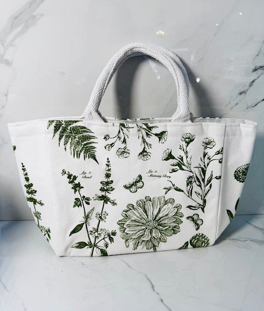 Basil Botanical Insulated Lunch Tote