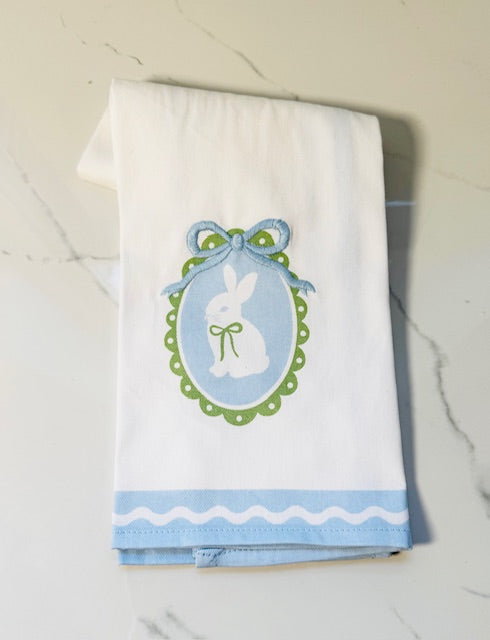 Bunny with Bow Hand Towel