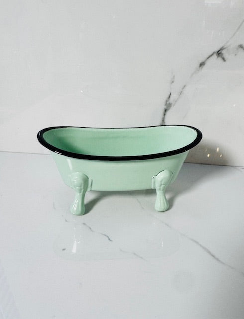 Sage Metal Bathtub Soap Dish
