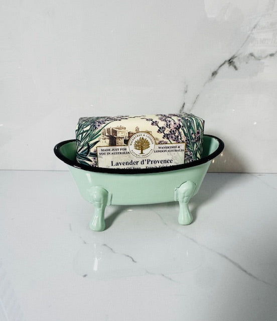 Sage Metal Bathtub Soap Dish