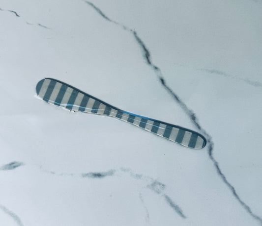 Light Green and White Stripe Spreader