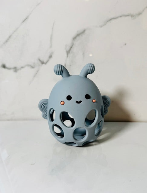 Honey Bee Teether - Powder Blue