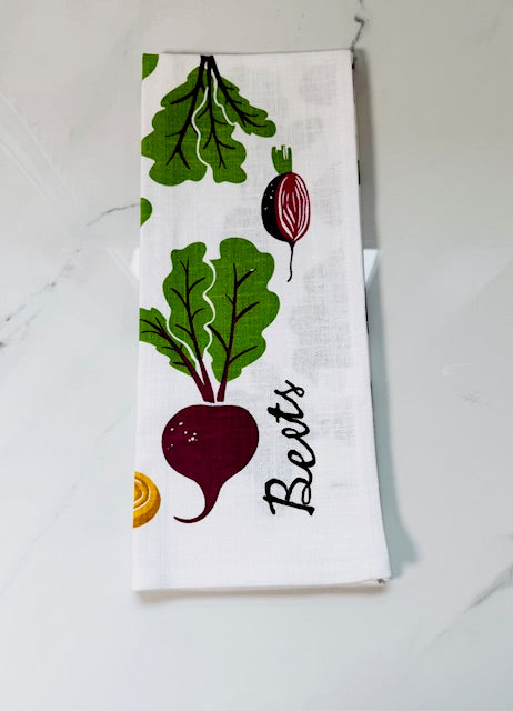 Garden Beet Hand Towel