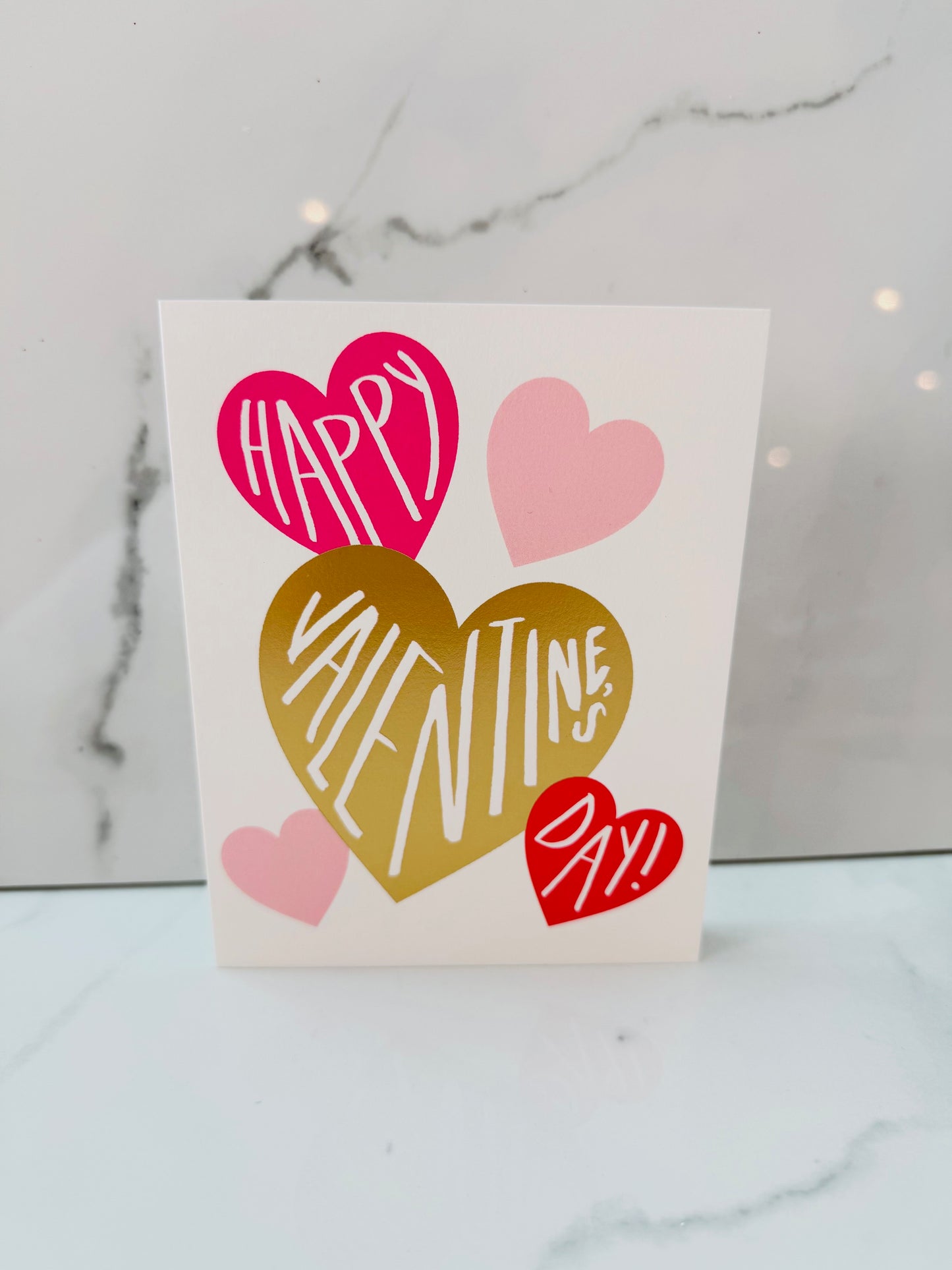 Valentine's Multi Heart Card