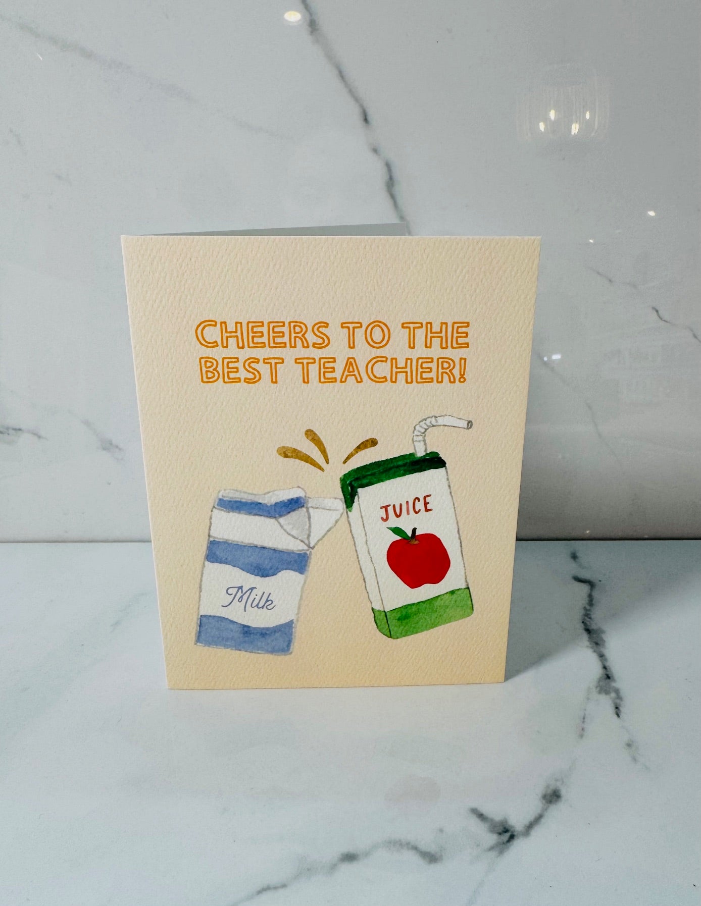 Cheers To A Great Teacher Card