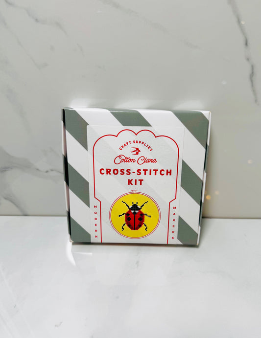 Beginner Ladybug Cross Stitch Kit