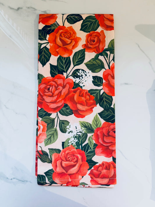 Roses Kitchen Towel