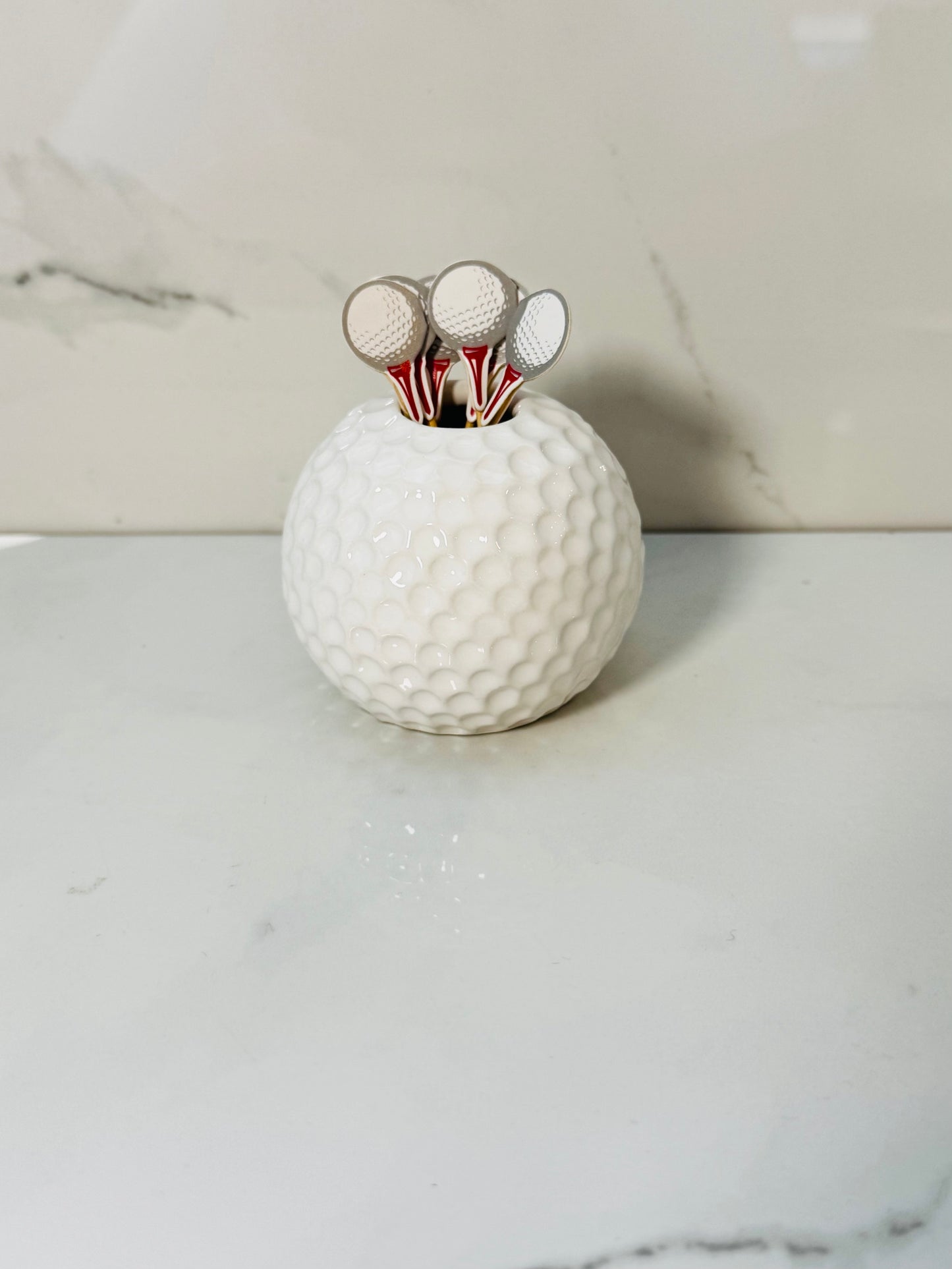 Golf Ball Toothpick Holder
