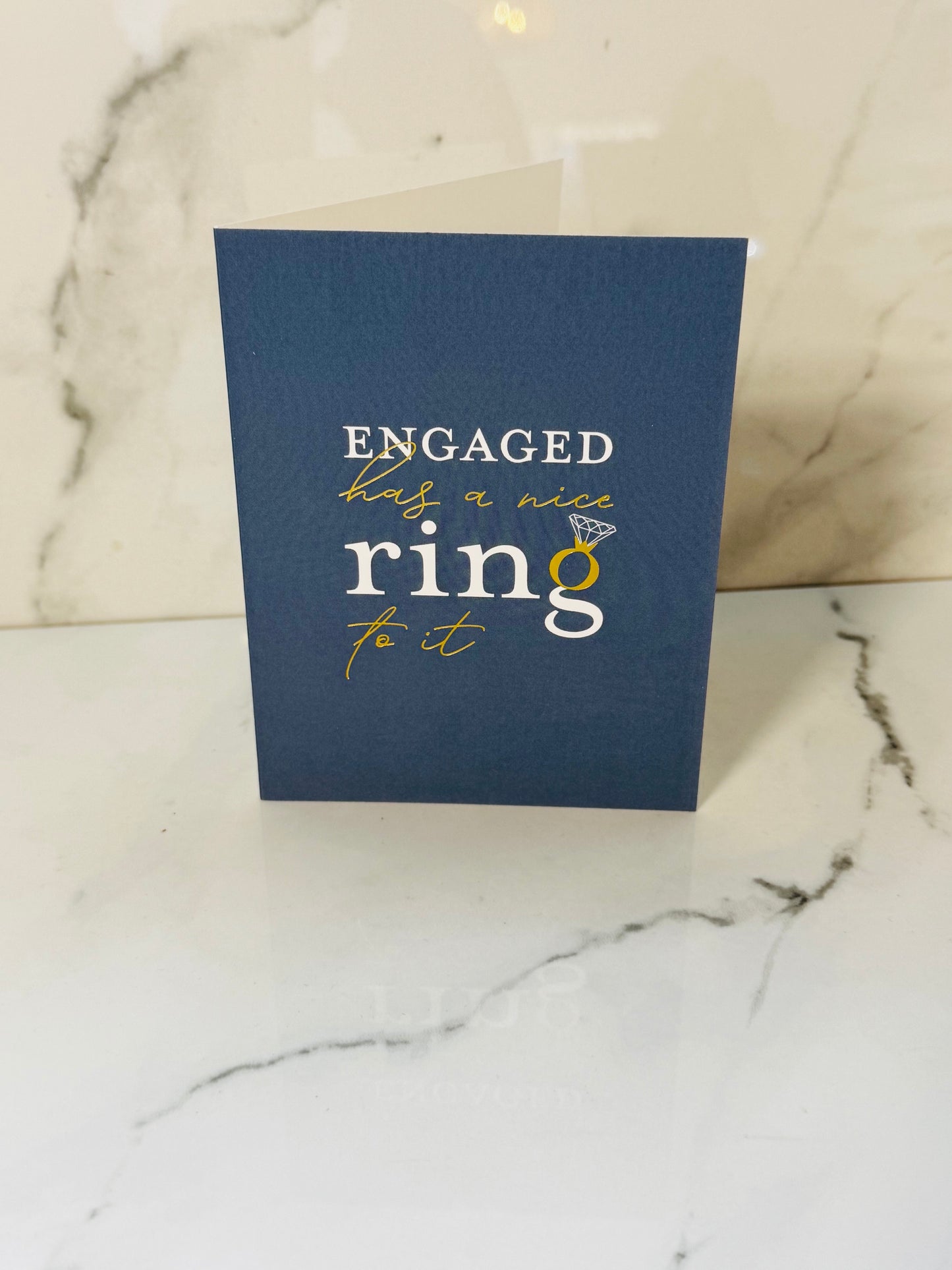 Engaged Ring Card