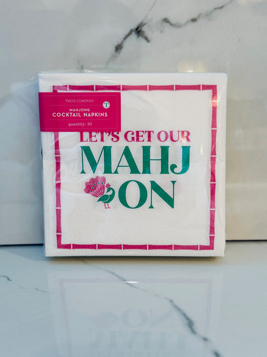 Let's Mahj On Napkin