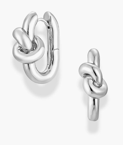 Karina Knot Hoop Earrings