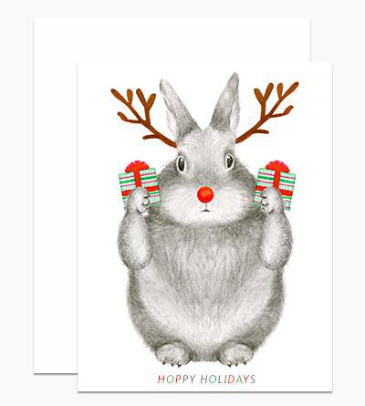 Hoppy Holidays Bunny Card Set of 6