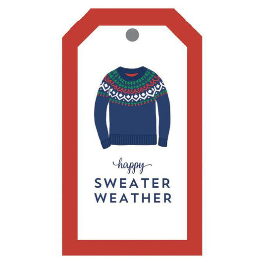 Happy Sweater Weather Gift Tags