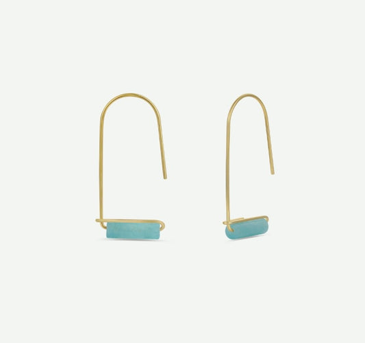 Amazonite Drop Earrings