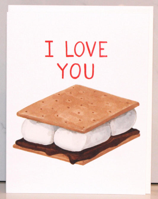 I Love You Smores Greeting Card