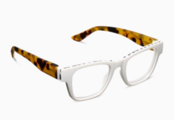 White Tortoise Reader Glasses - +1.50