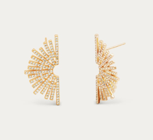 Celestial Sunburst Earrings
