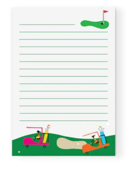 Golf Notepad